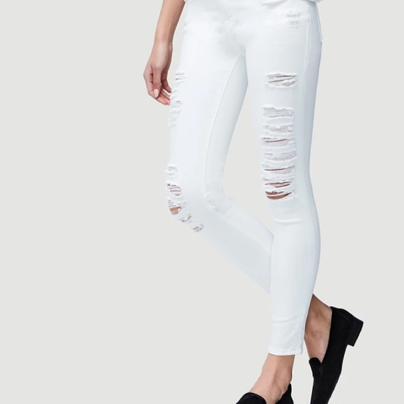 Frame Le Skinny de jeanne Distressed Jeans sz24 - Picture 2 of 15